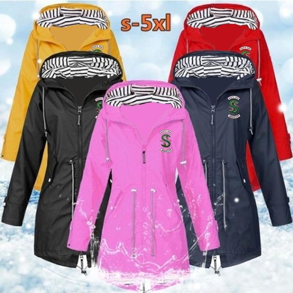 women's jackets fashion riverdale waterproof jacket outdoor climbing hoody coat windbreaker long raincoat s-5xl, Black;brown
women's jackets fashion riverdale waterproof jacket outdoor climbing hoody coat windbreaker long raincoat s-5xl, Black;brown