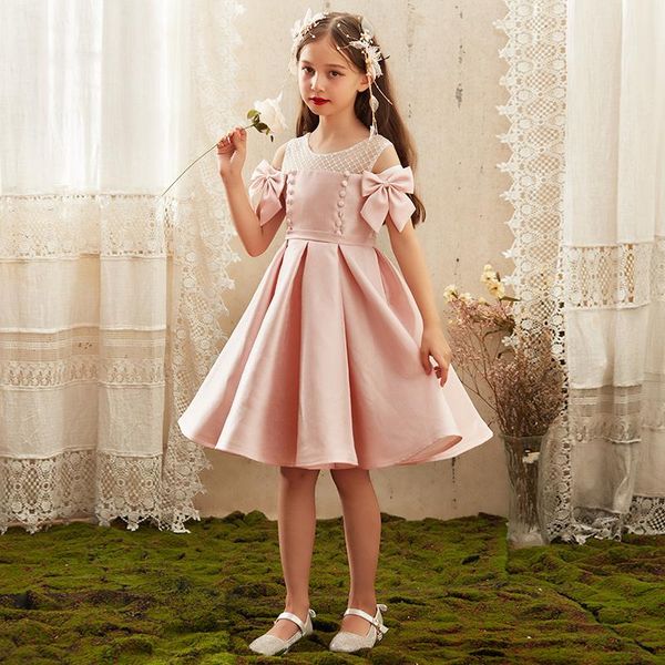 girl's dresses flower girl off the shoulder o-neck short princess knee-length tulle button bow luxury pink lace kids party gown h181, Red;yellow
girl's dresses flower girl off the shoulder o-neck short princess knee-length tulle button bow luxury pink lace kids party gown h181, Red;yellow