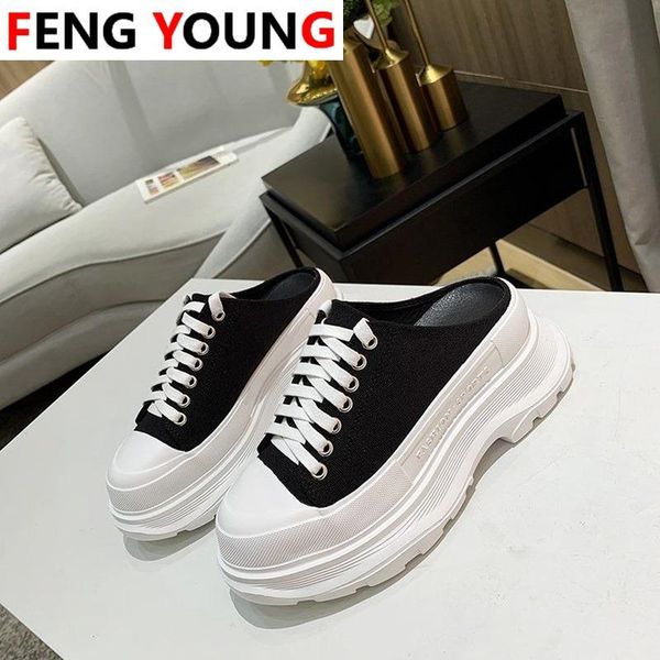 slippers designers women woman 6cm wedges shoes platform fashion ladies outside canvas casual slides white mules 2021 summer, Black
slippers designers women woman 6cm wedges shoes platform fashion ladies outside canvas casual slides white mules 2021 summer, Black