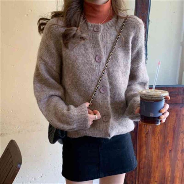 autumn spring woolen soft warm knitted solid single breasted buttons women female cardigans sweater 210513, White
autumn spring woolen soft warm knitted solid single breasted buttons women female cardigans sweater 210513, White