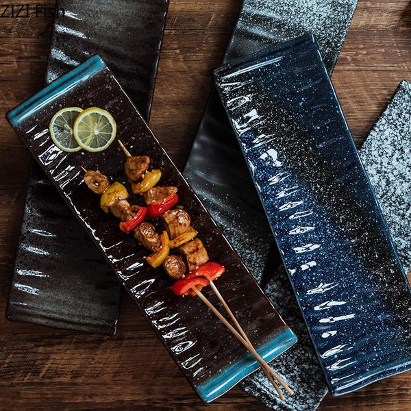 dishes & plates japanese sushi plate ceramic creative rectangular dish dessert snack personality retro tableware
dishes & plates japanese sushi plate ceramic creative rectangular dish dessert snack personality retro tableware