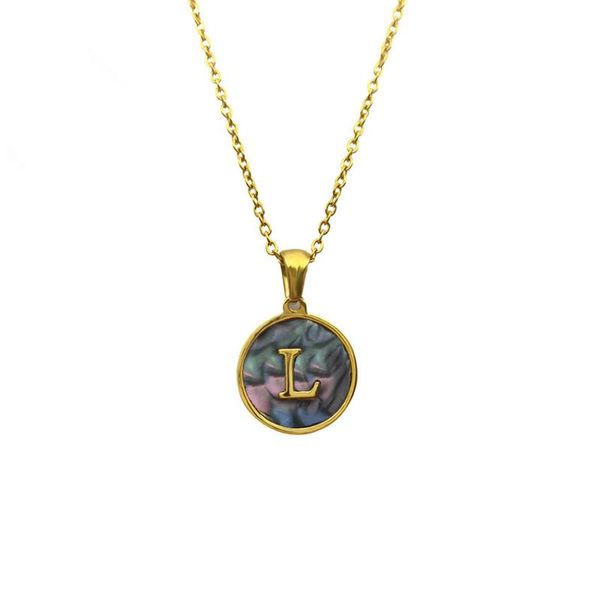 letter necklace women stainless steel initial pendant colorful shell statement wedding jewelry party chains, Silver
letter necklace women stainless steel initial pendant colorful shell statement wedding jewelry party chains, Silver