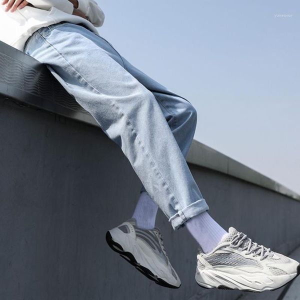 men's pants loose men jeans male trousers simple design cozy all-match students daily casual straight denim, Black
men's pants loose men jeans male trousers simple design cozy all-match students daily casual straight denim, Black