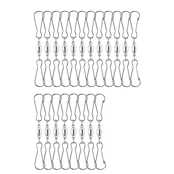 decorative objects & figurines 20 pack spinning double clip swivel hooks for wind spinners, windsock, bird feeders, chimes crystal twisters
decorative objects & figurines 20 pack spinning double clip swivel hooks for wind spinners, windsock, bird feeders, chimes crystal twisters