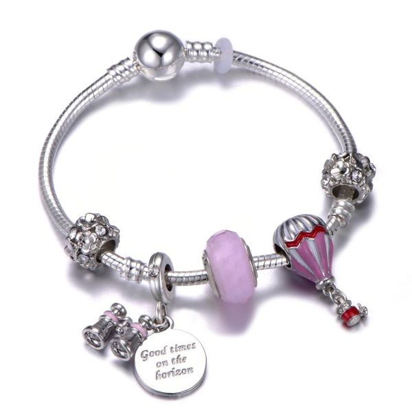 charm bracelets air balloon bracelet with heart binoculars charms bead brand for women travel enthusiast christmas gift, Golden;silver
charm bracelets air balloon bracelet with heart binoculars charms bead brand for women travel enthusiast christmas gift, Golden;silver