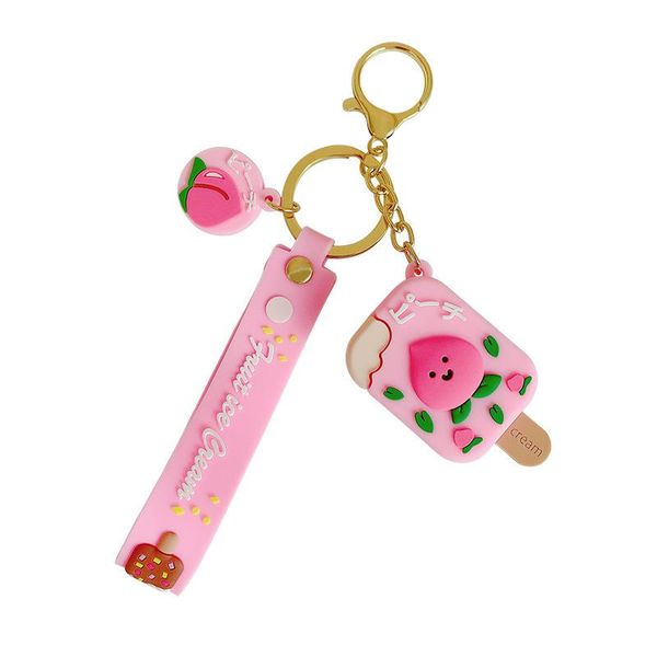 keychains 3d rubber keychain rope cute summer fruit peach watermelon blueberry orange cream gift, Silver
keychains 3d rubber keychain rope cute summer fruit peach watermelon blueberry orange cream gift, Silver
