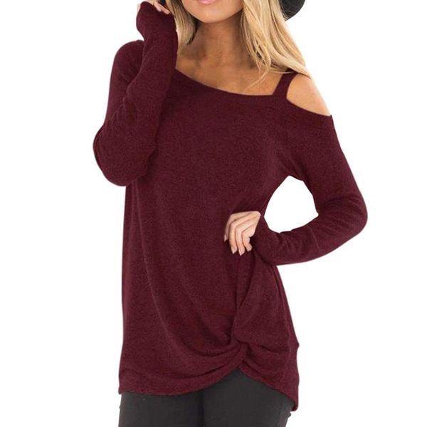 women's t-shirt women spring summer autumn winter cold shoulder long short sleeve comfy casual twist tshirts, White
women's t-shirt women spring summer autumn winter cold shoulder long short sleeve comfy casual twist tshirts, White