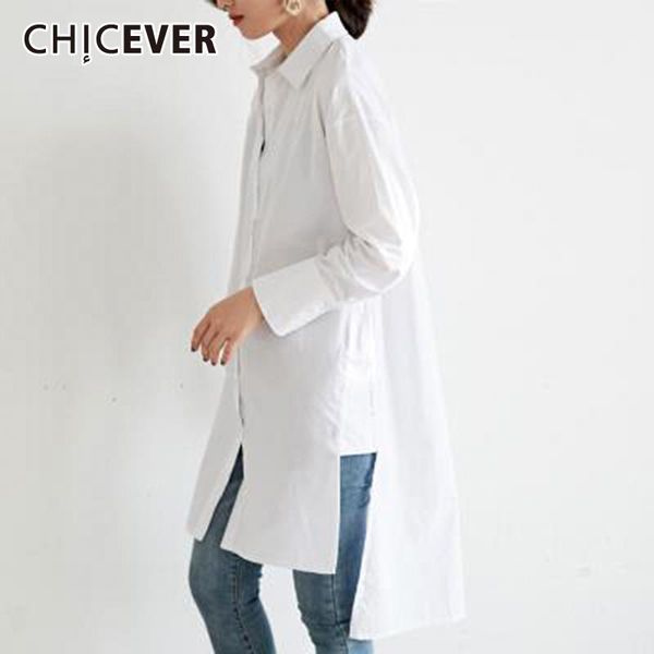 women's t-shirt chicever casual loose plus size t shirts for women asymmetric long sleeve shirt female 2021 spring clothes, White
women's t-shirt chicever casual loose plus size t shirts for women asymmetric long sleeve shirt female 2021 spring clothes, White
