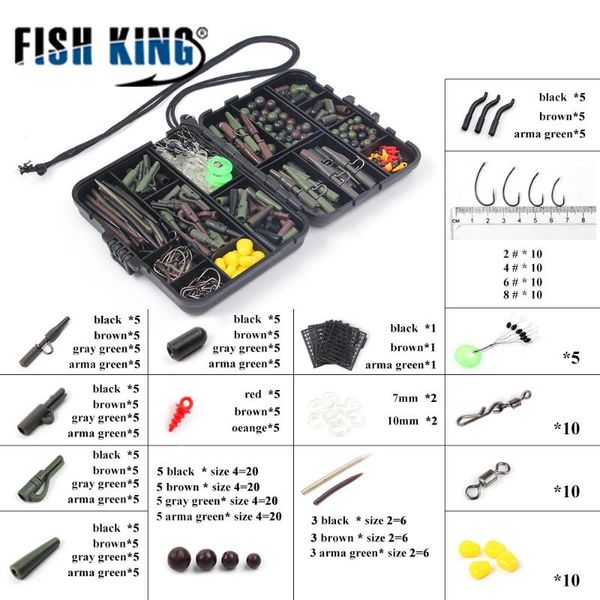 fishing hooks feeder tackle kit 310 pcs combo box rubber swivels beads sleeves sers accessories 630
fishing hooks feeder tackle kit 310 pcs combo box rubber swivels beads sleeves sers accessories 630