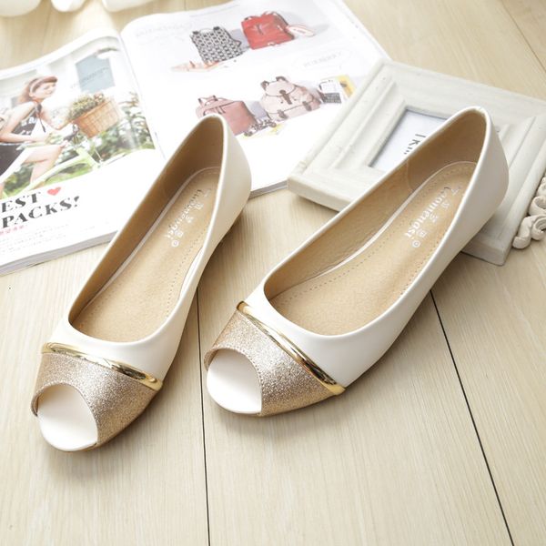 dress shoes summer ladies peep toe flats glitter champagne ballet women patchwork single loafers antiskid pregnant zn4u, Black
dress shoes summer ladies peep toe flats glitter champagne ballet women patchwork single loafers antiskid pregnant zn4u, Black