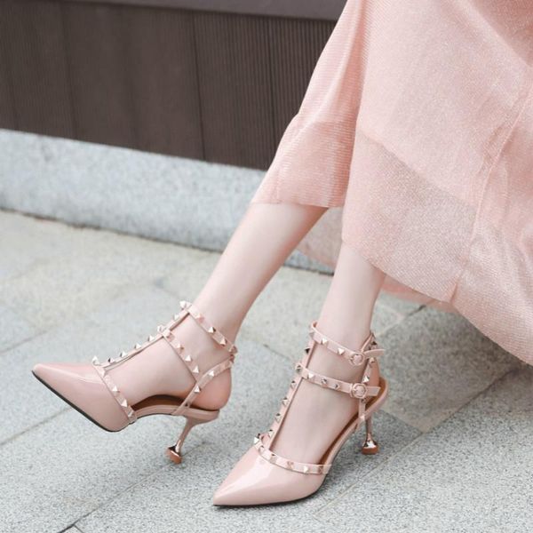 summer woman nightclub stiletto heels shallow mouth pointed rivets hollow sandals high pumps shoes t, Black
summer woman nightclub stiletto heels shallow mouth pointed rivets hollow sandals high pumps shoes t, Black