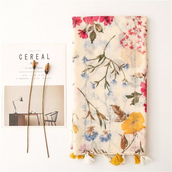 scarves european and american retro style rice coffee flowers with sequined silk scarf travel sunscreen long gauze cotton linen ha, Blue;gray
scarves european and american retro style rice coffee flowers with sequined silk scarf travel sunscreen long gauze cotton linen ha, Blue;gray