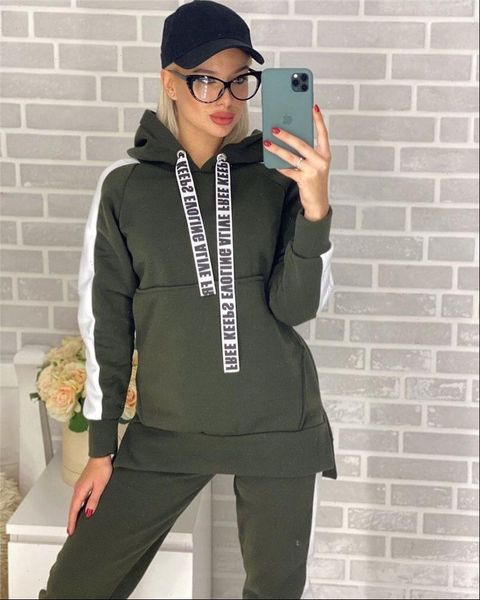 hooded tracksuit two piece set women tracksuits autumn winter clothes side striped hoodies sweatshirt pants sweat suit casual outfits, Gray
hooded tracksuit two piece set women tracksuits autumn winter clothes side striped hoodies sweatshirt pants sweat suit casual outfits, Gray