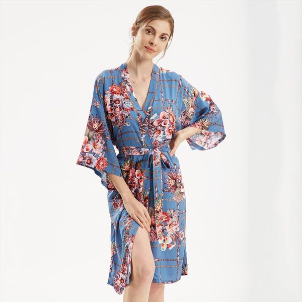 summer kimono gown soft women sleepwear cotton nightgown print flower bathrobe nightwear short nightdress wedding robe, Black;red
summer kimono gown soft women sleepwear cotton nightgown print flower bathrobe nightwear short nightdress wedding robe, Black;red