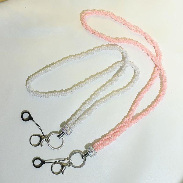 keychains simple twist small pearl key chain lanyard mobile phone anti-lost portable hanging neck woman fashion, Silver
keychains simple twist small pearl key chain lanyard mobile phone anti-lost portable hanging neck woman fashion, Silver