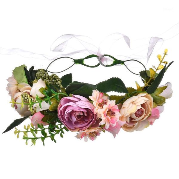 women flower tiara wedding floral headband hair accessories bridal garland princess wreath girls crown headdress party1
women flower tiara wedding floral headband hair accessories bridal garland princess wreath girls crown headdress party1