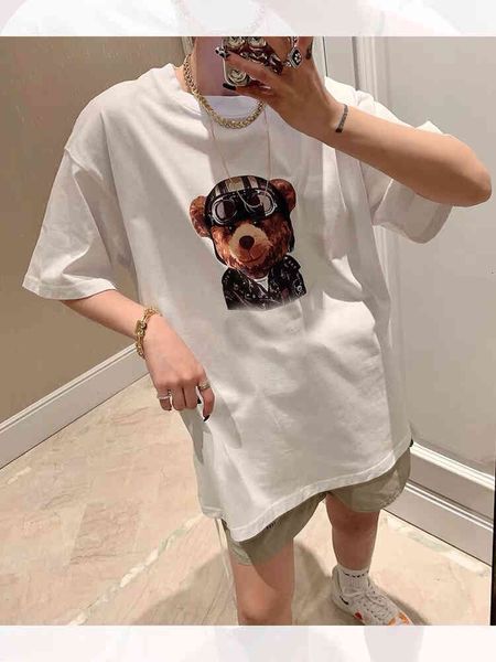 women's t-shirt 2021 short sleeve, female sleeves summer round cotton, fashion printed necklace, chic leather bear t-shirt., White
women's t-shirt 2021 short sleeve, female sleeves summer round cotton, fashion printed necklace, chic leather bear t-shirt., White