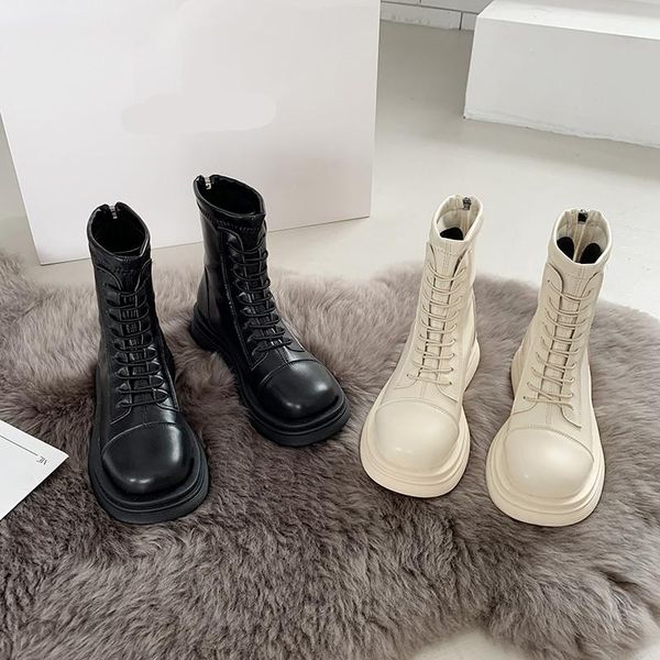 boots white ankle women's rubber shoes rain round toe lace up flat heel boots-women low rock autumn 2021 ladies summer lolita cr, Black
boots white ankle women's rubber shoes rain round toe lace up flat heel boots-women low rock autumn 2021 ladies summer lolita cr, Black