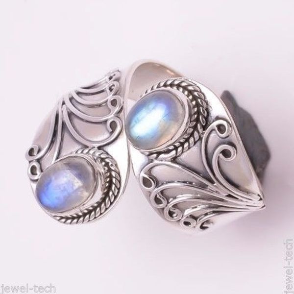 seven colours moonstone ring fashion exaggerated carved punk rings eu size 5 to 10, Silver
seven colours moonstone ring fashion exaggerated carved punk rings eu size 5 to 10, Silver