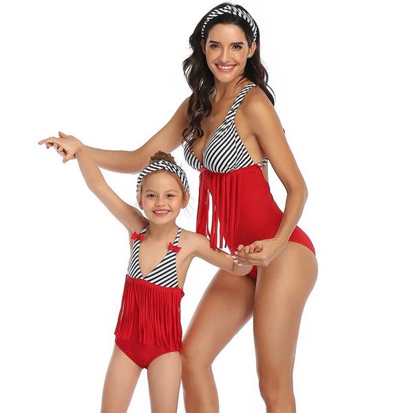 one piece parent-child swimsuit with tassels mother daughter swimwear women girls family matching outfits bathing suit one-piece suits
one piece parent-child swimsuit with tassels mother daughter swimwear women girls family matching outfits bathing suit one-piece suits