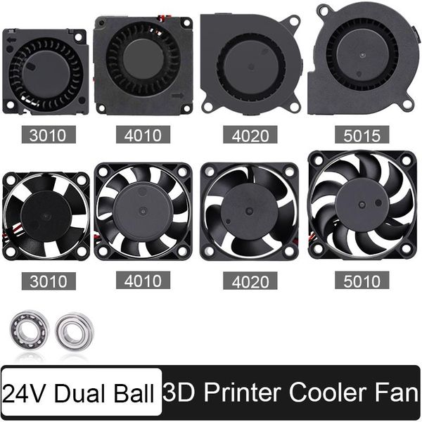 fans & coolings 2pcs gdstime dual ball 30mm 40mm 50mm 24v brushless turbo fan for 3d printer parts cooling dc blower 3010 4010 4020 5015
fans & coolings 2pcs gdstime dual ball 30mm 40mm 50mm 24v brushless turbo fan for 3d printer parts cooling dc blower 3010 4010 4020 5015