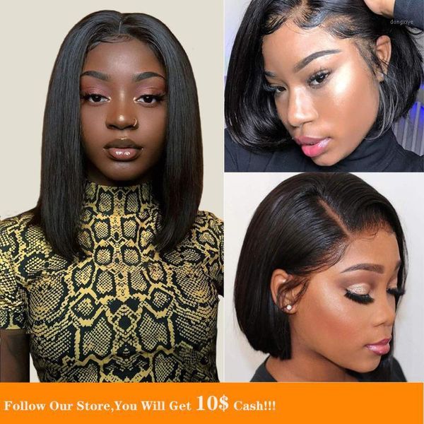 jet black short bob 360 lace frontal wig brazilian human hair 250% density transparent pre plucked straight for women1, Black;brown
jet black short bob 360 lace frontal wig brazilian human hair 250% density transparent pre plucked straight for women1, Black;brown