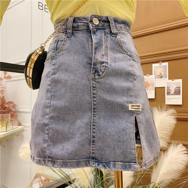 half-length skirt female design sense niche spring 2021 high-waisted thinner bag hip a-line denim pants 0406 skirts, Black
half-length skirt female design sense niche spring 2021 high-waisted thinner bag hip a-line denim pants 0406 skirts, Black