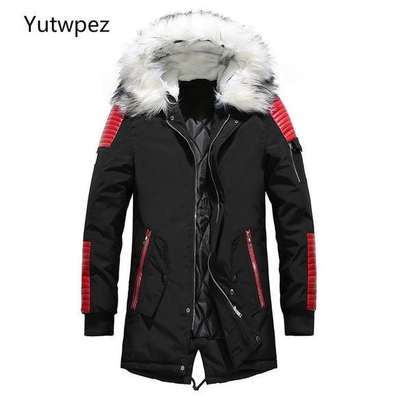 men's jackets 2021 yutwpez warm winter parka jacket thick fur collar long men windproof hooded fashion coat, Black;brown
men's jackets 2021 yutwpez warm winter parka jacket thick fur collar long men windproof hooded fashion coat, Black;brown