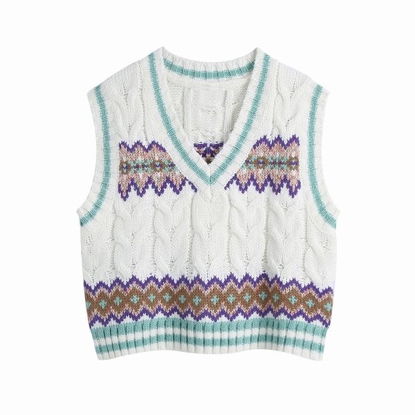women sweater vest spring fashion v-neck sleeveless waistcoat modern lady loose pullover 210602, Black;white
women sweater vest spring fashion v-neck sleeveless waistcoat modern lady loose pullover 210602, Black;white