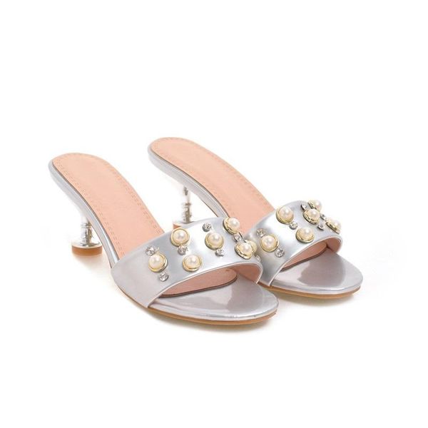 sandals women's open toe high thin heel large size 2021 summer foreign trade street rhinestone pearl back empty, Black
sandals women's open toe high thin heel large size 2021 summer foreign trade street rhinestone pearl back empty, Black