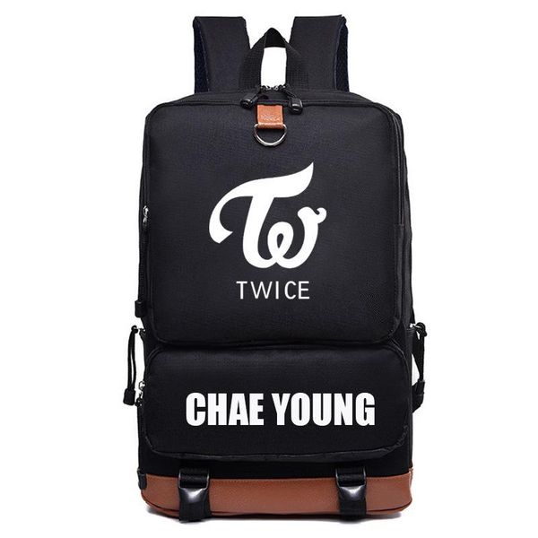 backpack kpop groups twice school bag old style travel student supplies pure black bags for boys or girls
backpack kpop groups twice school bag old style travel student supplies pure black bags for boys or girls