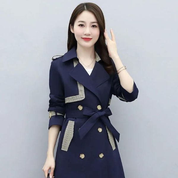 women's trench coats women's fashion and elegant windbreaker autumn 2021 korean style temperament jacket ladies casual coat, Tan;black
women's trench coats women's fashion and elegant windbreaker autumn 2021 korean style temperament jacket ladies casual coat, Tan;black