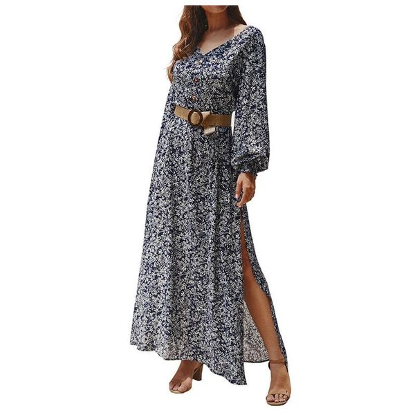 casual dresses summer retro maxi long dress ladies boho flowers print sundress elegant sashes sleeve split fork a-line vestidos, Black;gray
casual dresses summer retro maxi long dress ladies boho flowers print sundress elegant sashes sleeve split fork a-line vestidos, Black;gray