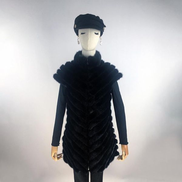 women's fur & faux women coat real mink vest zipper stand collar winter warm sleeveless jacket genuine leather 2021, Black
women's fur & faux women coat real mink vest zipper stand collar winter warm sleeveless jacket genuine leather 2021, Black