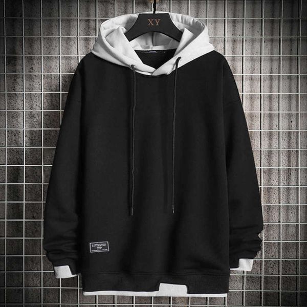 men hoodies casual harajuku hoodie solid color men fashion clothing pullover hoodie men spring and autumn sweatshirt 210927, Black
men hoodies casual harajuku hoodie solid color men fashion clothing pullover hoodie men spring and autumn sweatshirt 210927, Black