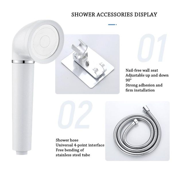3pcs/set 1/2inch high pressure handheld shower replacement kit 108-hole pressurized detachable head bath accessory set
3pcs/set 1/2inch high pressure handheld shower replacement kit 108-hole pressurized detachable head bath accessory set