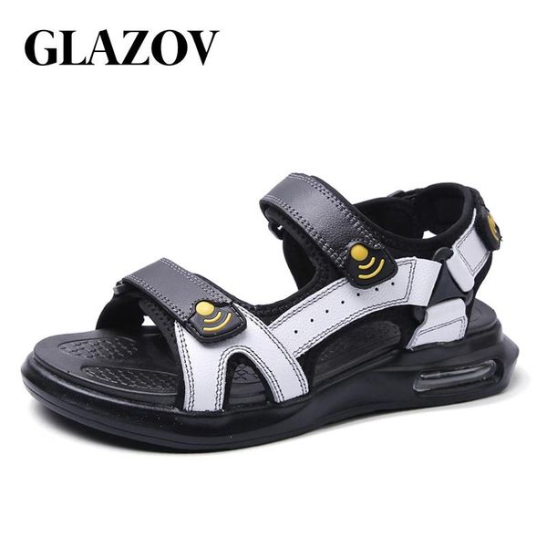 sandals glazov brand fashion summer beach comfortable men genuine leather men's sandal man causal shoes plus size 38-46, Black
sandals glazov brand fashion summer beach comfortable men genuine leather men's sandal man causal shoes plus size 38-46, Black