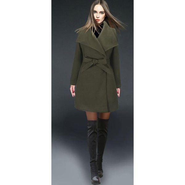 women's wool & blends 2021 autumn and winter woolen coat slim long harajuku style temperament em*, Black
women's wool & blends 2021 autumn and winter woolen coat slim long harajuku style temperament em*, Black