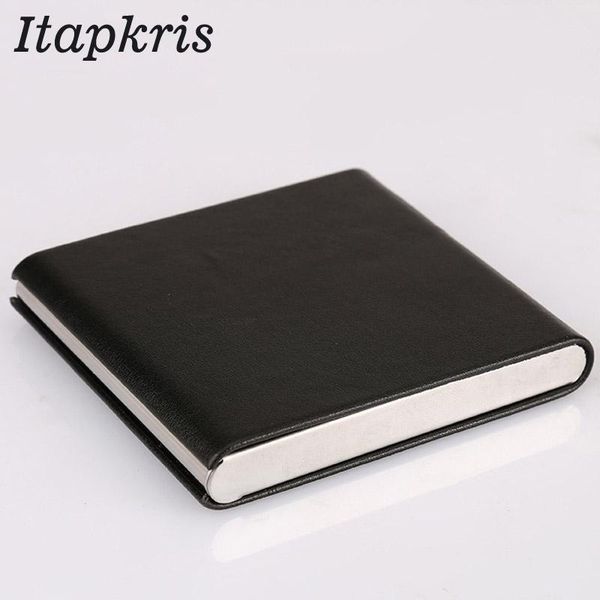 card holders 2021 fashion men tobacco holder pocket hold 20 stick leather cigarette case metal holds gife box black, Brown;gray
card holders 2021 fashion men tobacco holder pocket hold 20 stick leather cigarette case metal holds gife box black, Brown;gray