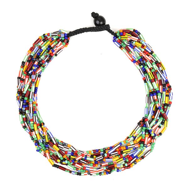 exaggerated geometric multi-layer paulownia necklace fashion bohemian color clavicle chain national style, Black
exaggerated geometric multi-layer paulownia necklace fashion bohemian color clavicle chain national style, Black
