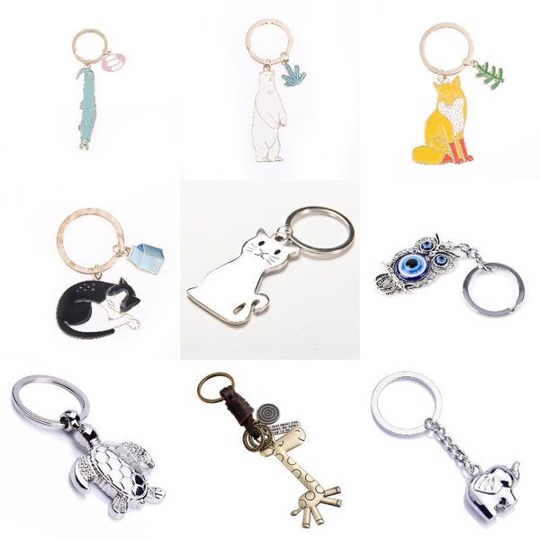 keychains animal keychain car key chain ring alloy pet holder for keys men women bag accessories 12 styles, Silver
keychains animal keychain car key chain ring alloy pet holder for keys men women bag accessories 12 styles, Silver