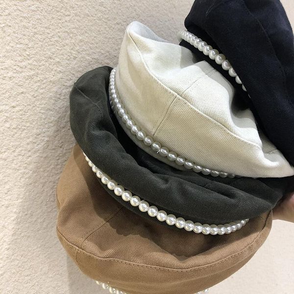 berets pearl decoration beret women street wild cotton student tide spring autumn painter hat winter british french fashion cap d7, Blue;gray
berets pearl decoration beret women street wild cotton student tide spring autumn painter hat winter british french fashion cap d7, Blue;gray