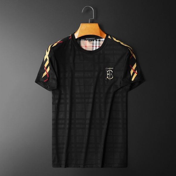 fashion t shirts 2021 summer men's plaid splicing round neck printing short sleeve casual loose, White;black
fashion t shirts 2021 summer men's plaid splicing round neck printing short sleeve casual loose, White;black