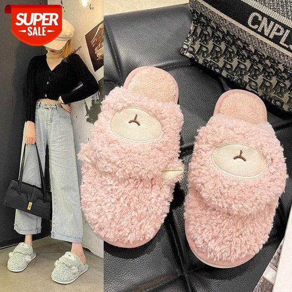 cartoon cotton slippers female winter indoor cute home lovers replace confinement warm wool men #x10h, Black
cartoon cotton slippers female winter indoor cute home lovers replace confinement warm wool men #x10h, Black