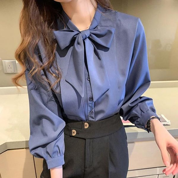 women's blouses & shirts 2021 bow white blouse women button office lady long sleeve blue chiffon shirt autumn woman clothes pocket wom
women's blouses & shirts 2021 bow white blouse women button office lady long sleeve blue chiffon shirt autumn woman clothes pocket wom