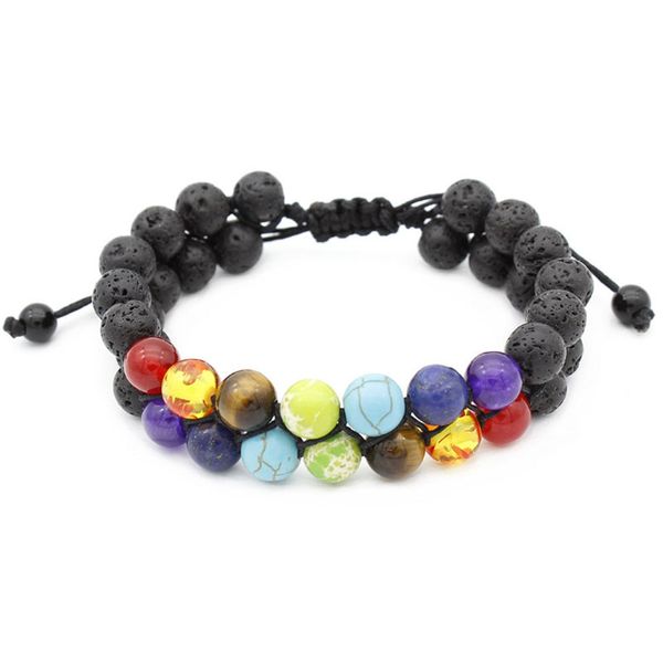 trendy charm bracelets stone colorful beaded double chains for women men jewelry gift pulseras mujer moda 2021 beaded, strands, Black
trendy charm bracelets stone colorful beaded double chains for women men jewelry gift pulseras mujer moda 2021 beaded, strands, Black