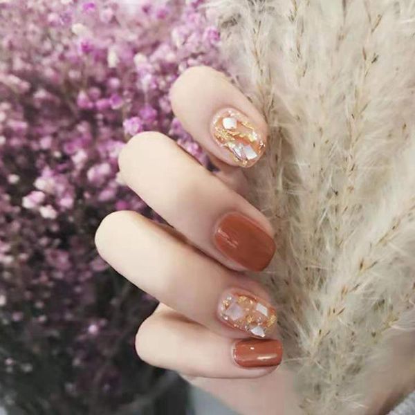 false nails 24pcs pumpkin color detachable nail set full cover for french decoration press on fake art extension tips with glue, Red;gold
false nails 24pcs pumpkin color detachable nail set full cover for french decoration press on fake art extension tips with glue, Red;gold