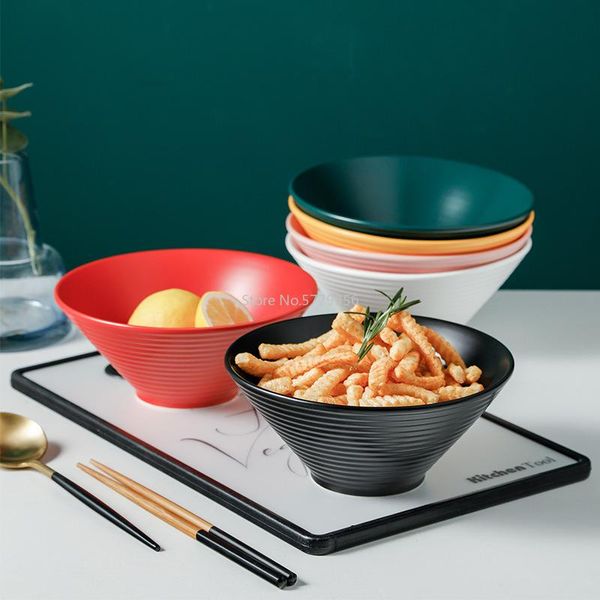japanese style 7-inch ramen bowl creative trumpet household single instant noodle ceramic large bowls
japanese style 7-inch ramen bowl creative trumpet household single instant noodle ceramic large bowls