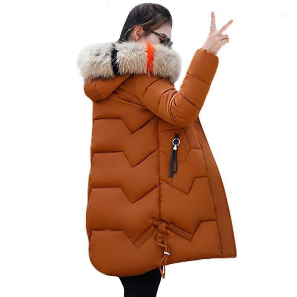 arrival female coat winter hooded with fur collar long womens jacket cotton padded parka1, Black
arrival female coat winter hooded with fur collar long womens jacket cotton padded parka1, Black