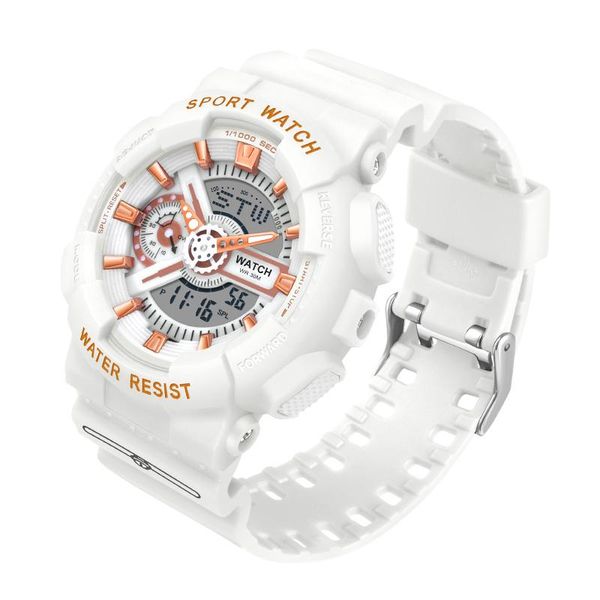 wristwatches men's watches multifunctional electronic dual display sports men 30m waterproof the hands automatically follow time 3103, Slivery;brown 
wristwatches men's watches multifunctional electronic dual display sports men 30m waterproof the hands automatically follow time 3103, Slivery;brown